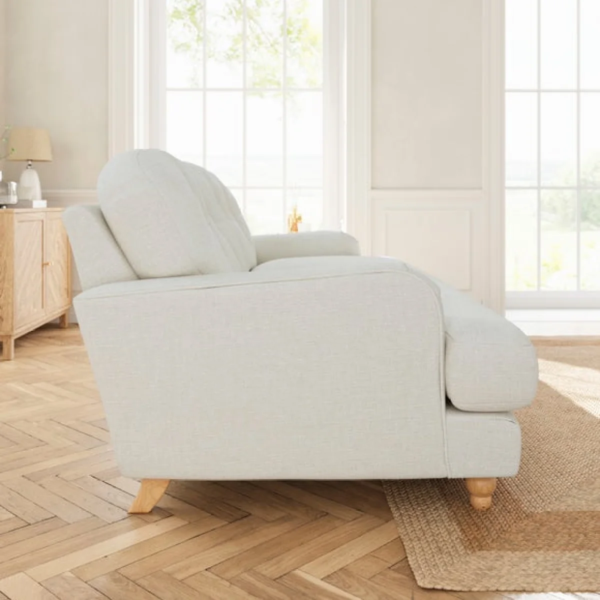 Martha 3 Seater Chenille Soft Texture Sofa – image 3