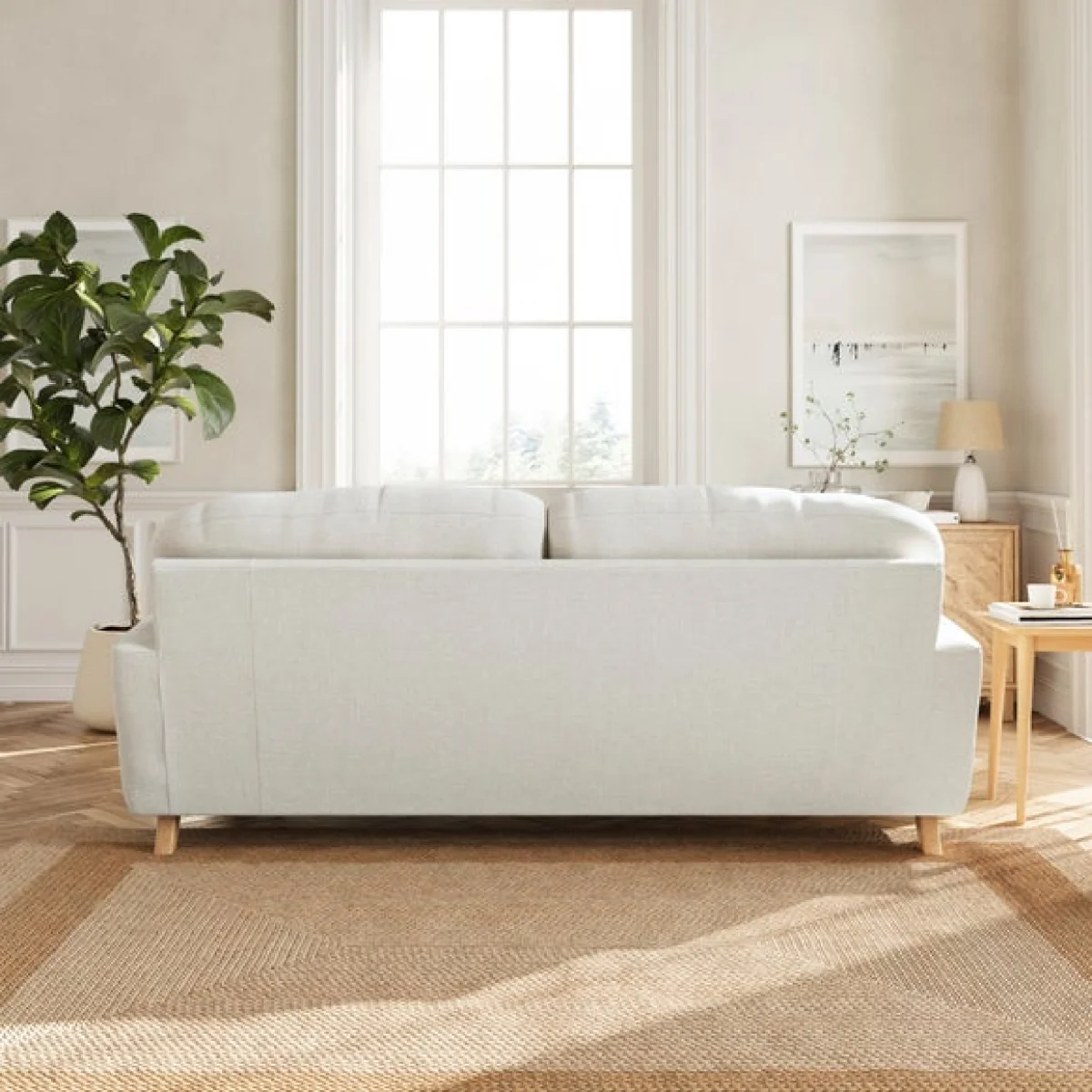 Martha 3 Seater Chenille Soft Texture Sofa – image 4