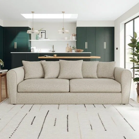 Blake Basket Weave Texture 4 Seater Sofa – image 1