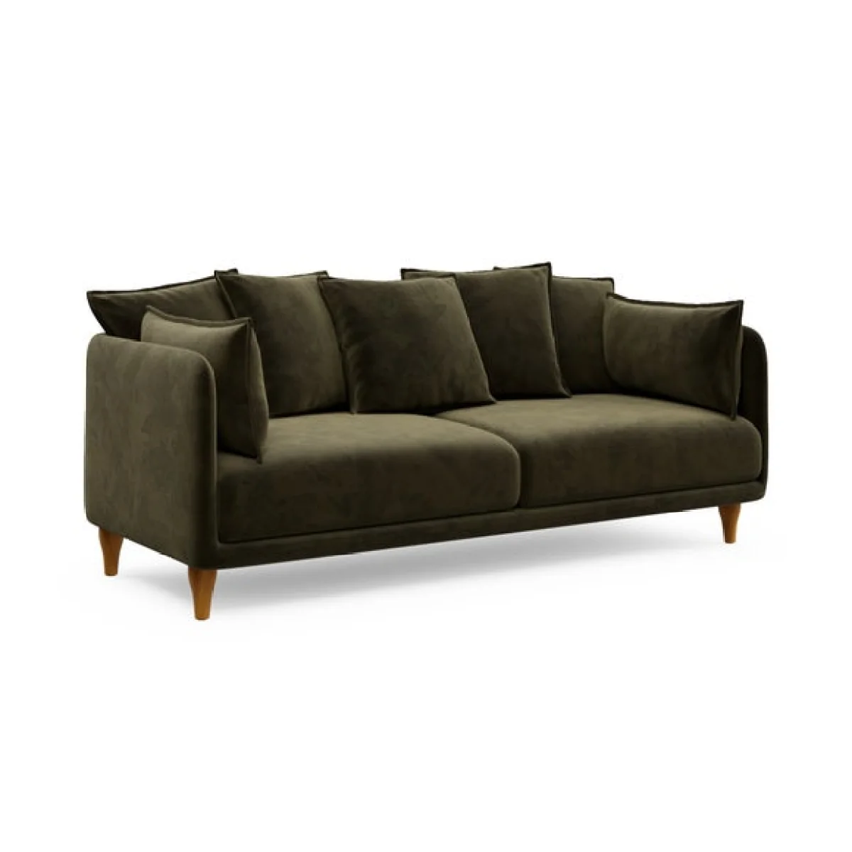 Armitage Scatter Back Velvet 3 Seater Sofa – image 6