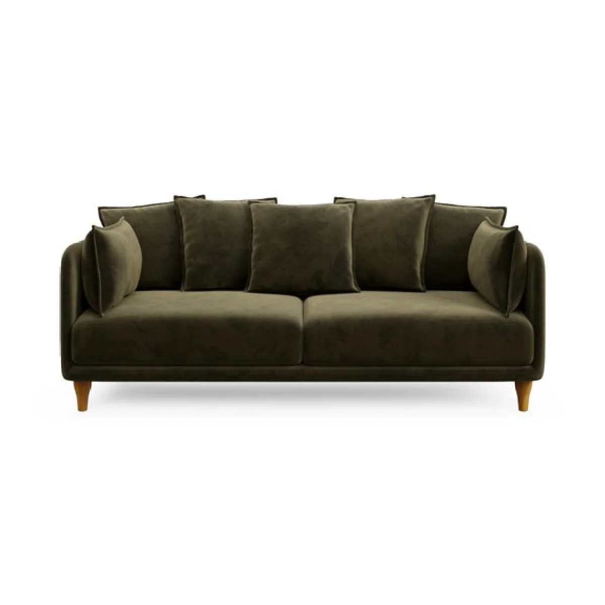 Armitage Scatter Back Velvet 3 Seater Sofa – image 7