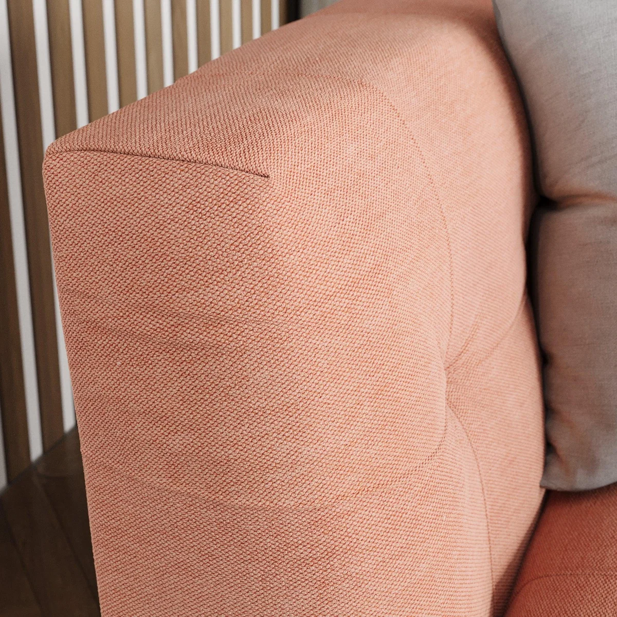 Modular Squish Clay Tonal Chenille 2 Seater Sofa Tonal Chenille Clay – image 5