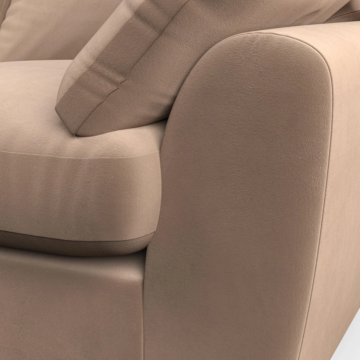 Madison 3 Seater Sofa House Velvet Taupe – image 2