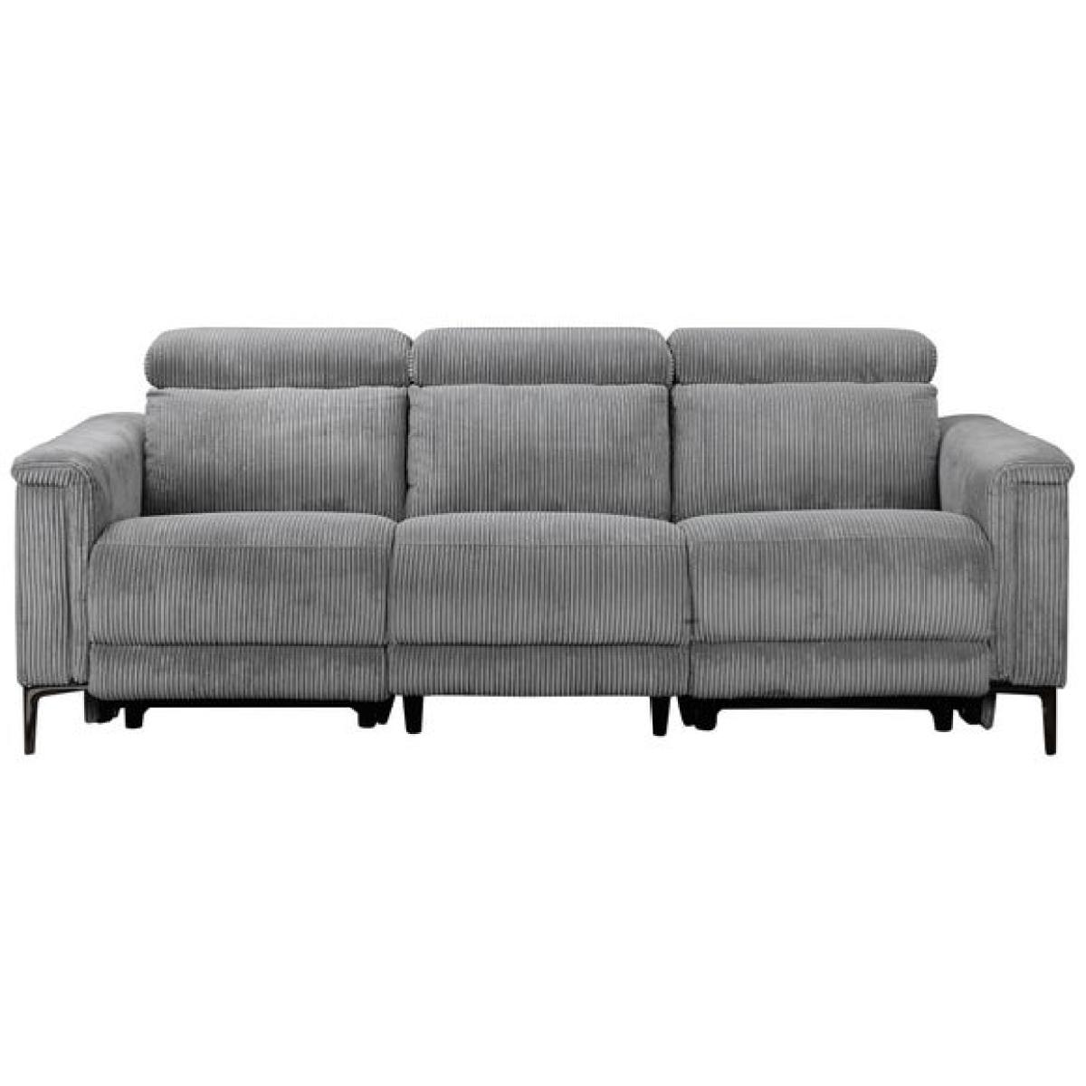 Lund Corduroy Power Recliner 3 Seater Sofa – image 7