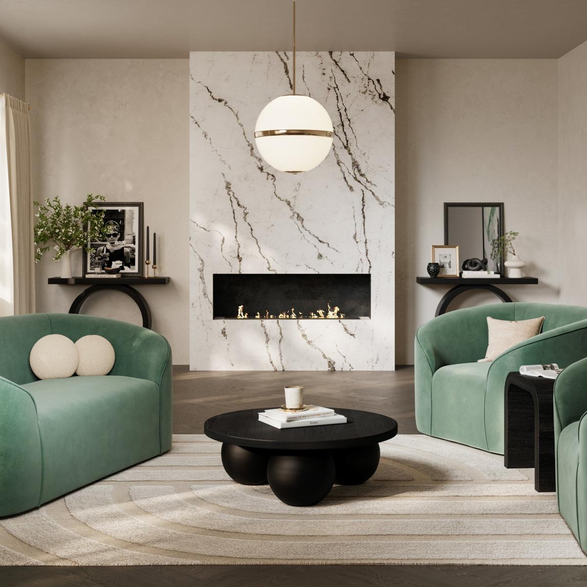 Zuma Velvet 2 Seater Sofa Forest (Green) – image 5