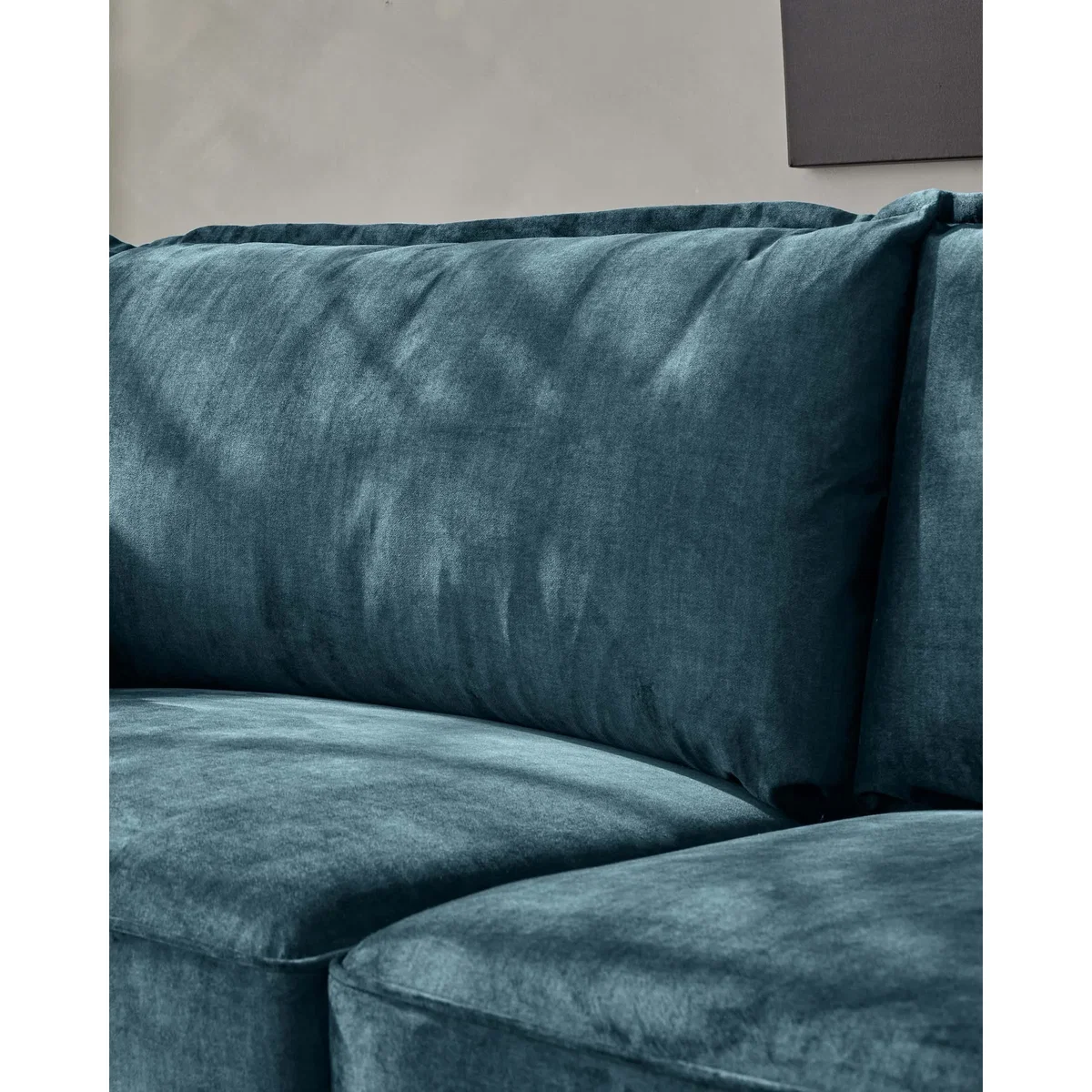 Otto Dark Blue Chenille 2 Seater Sofa – image 5