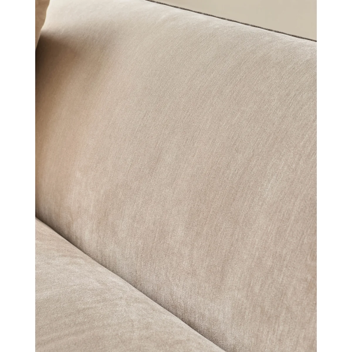 Julep champagne fabric 3 seater sofa – image 9