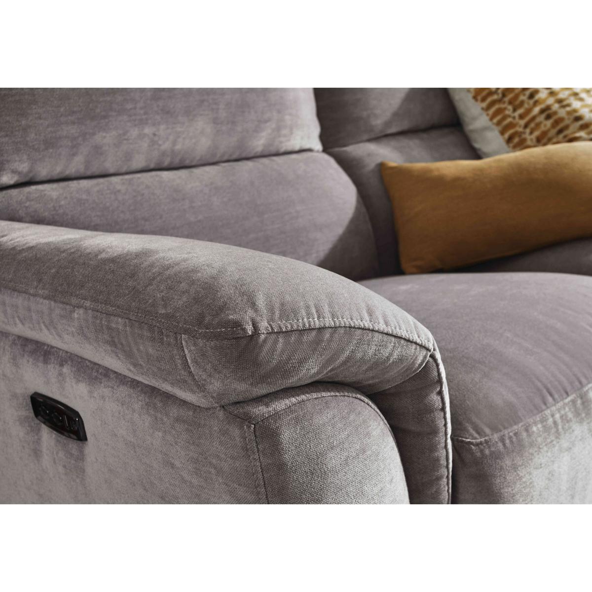 Medio 3 Seater Fabric Sofa with Power Recliner – image 5