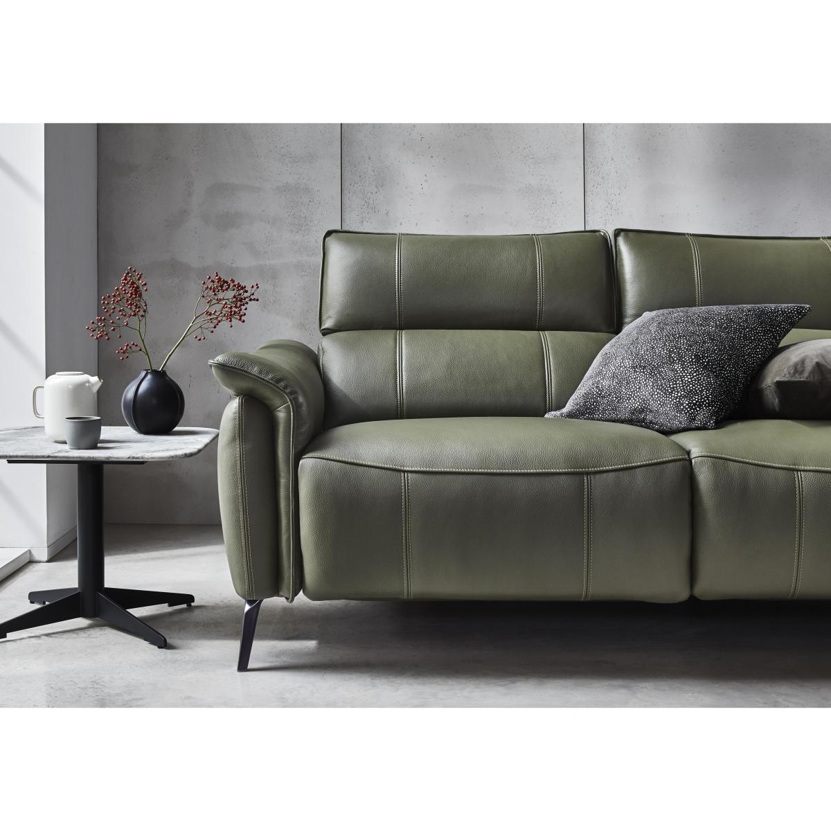 Jude 2 Seater Leather Sofa - Montana Chocolate – image 4
