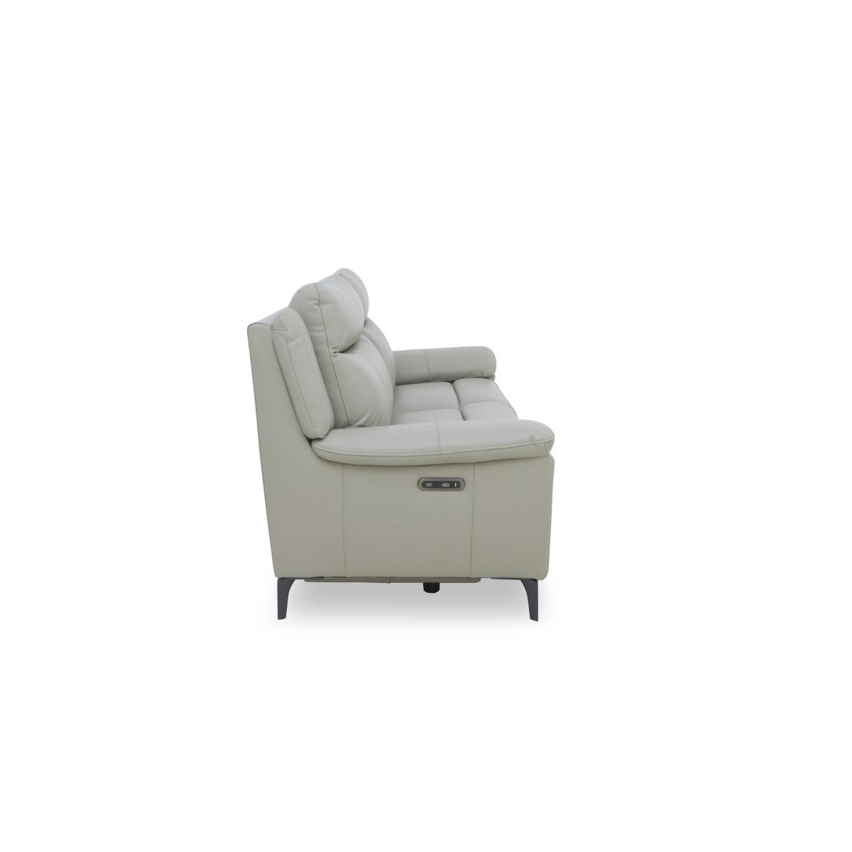 Panache Leather 2 Seater Sofa with Power Recliner – image 8