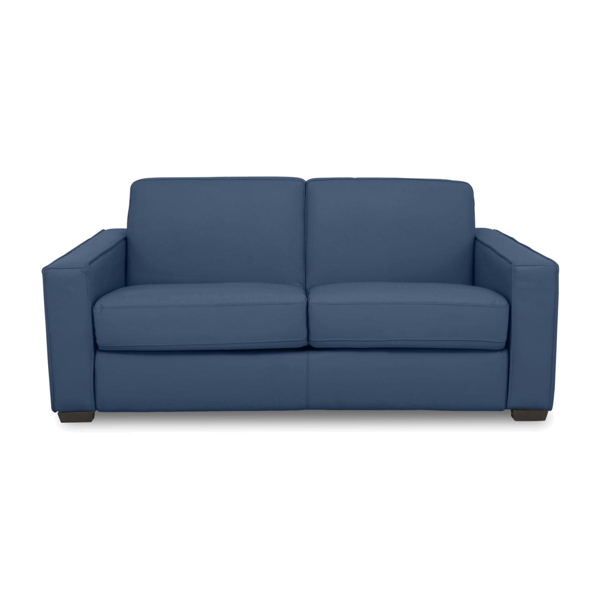 Parma 2 Seater Leather Sofa - Carribean Sea – image 1