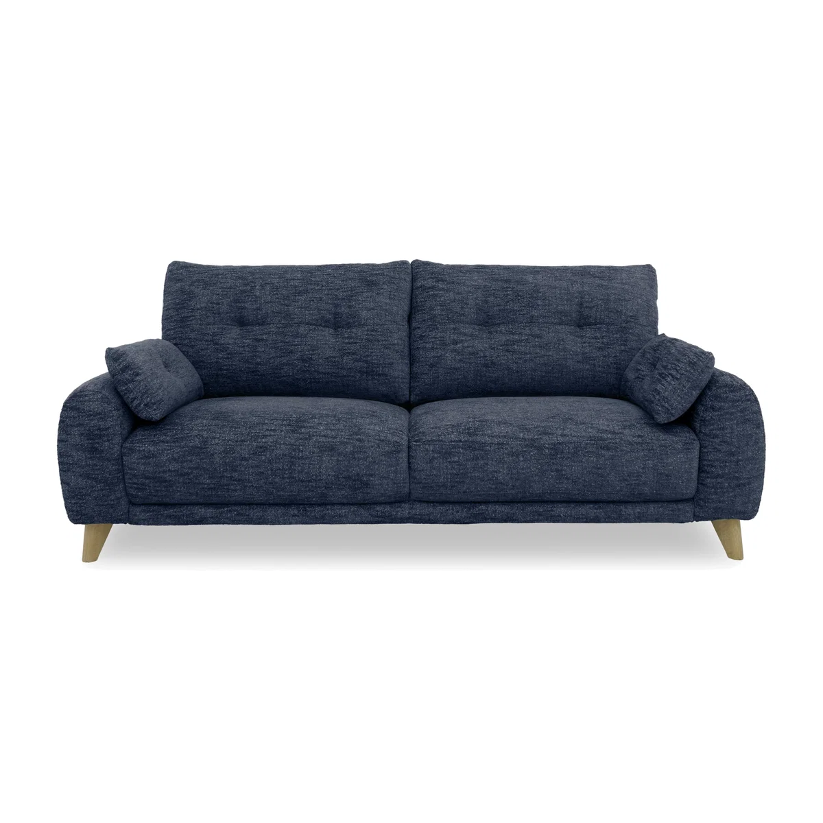 Malmo Fabric 3 Seater Sofa - Dark Denim – image 1
