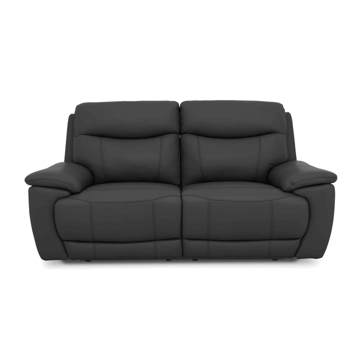Sloane 3 Seater Leather Power Recliner Sofa - Florida Graphite – image 1