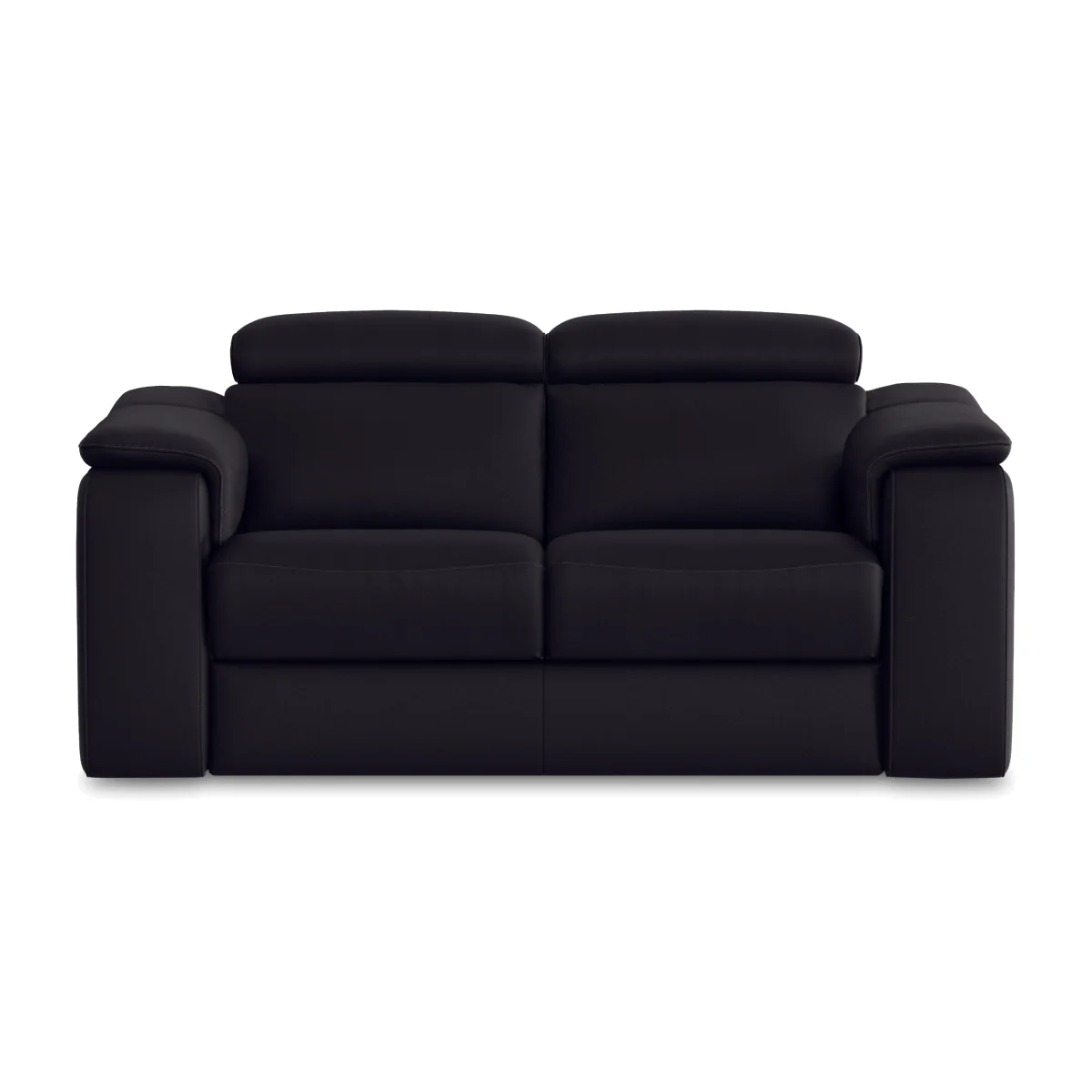 Nicoletti - Canto 2 Seater Leather Sofa - Torello Nero - Sofas and Armchairs - In Time for Christmas – image 1