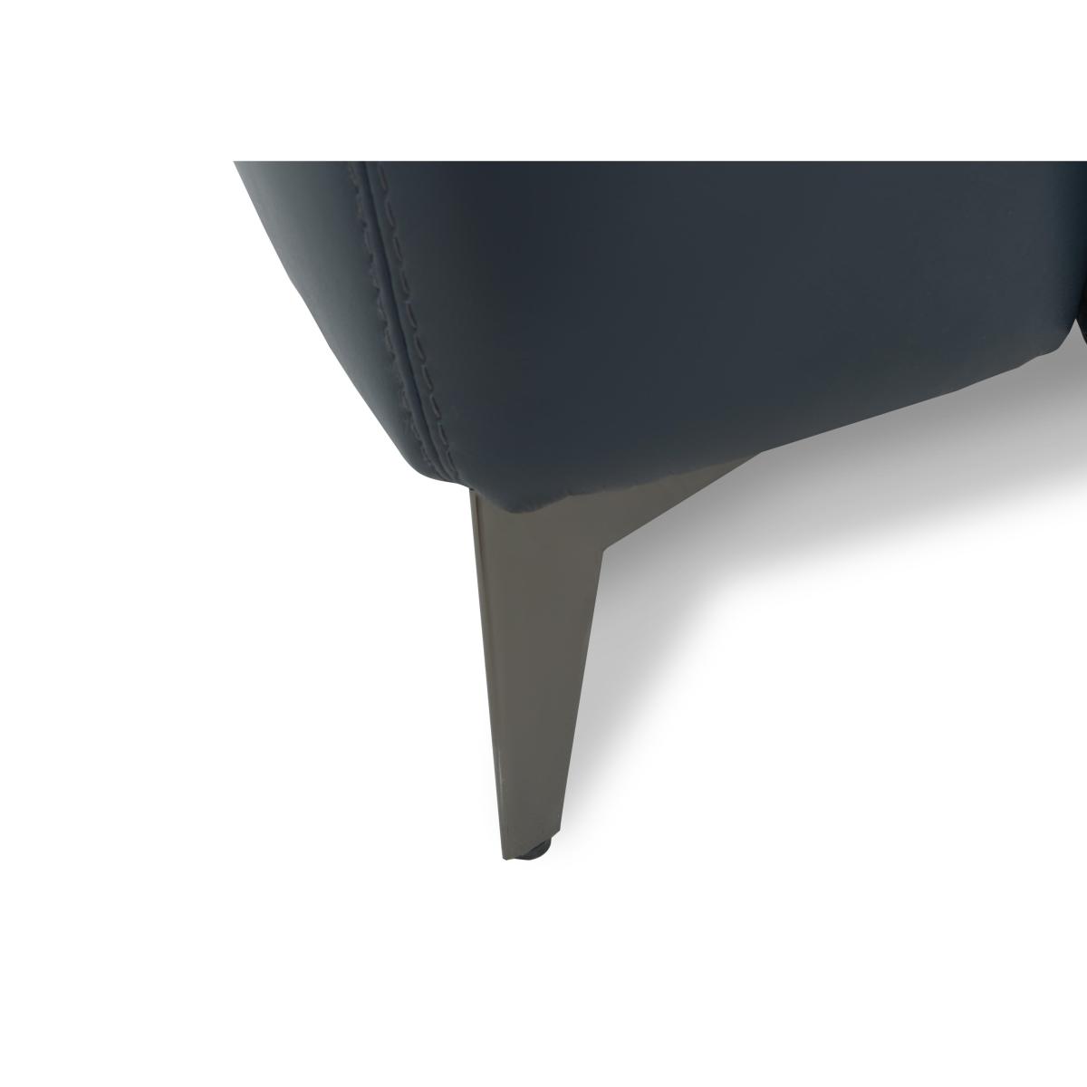 Angelo Leather 3 Seater Sofa - Natural Milled Navy – image 2