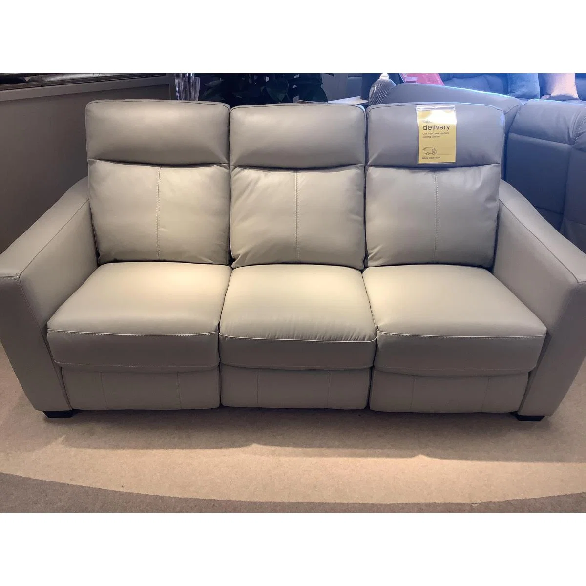 MIDI 3 seater manual recliner sofa – image 2