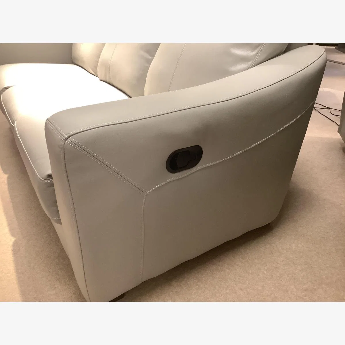 MIDI 3 seater manual recliner sofa – image 1