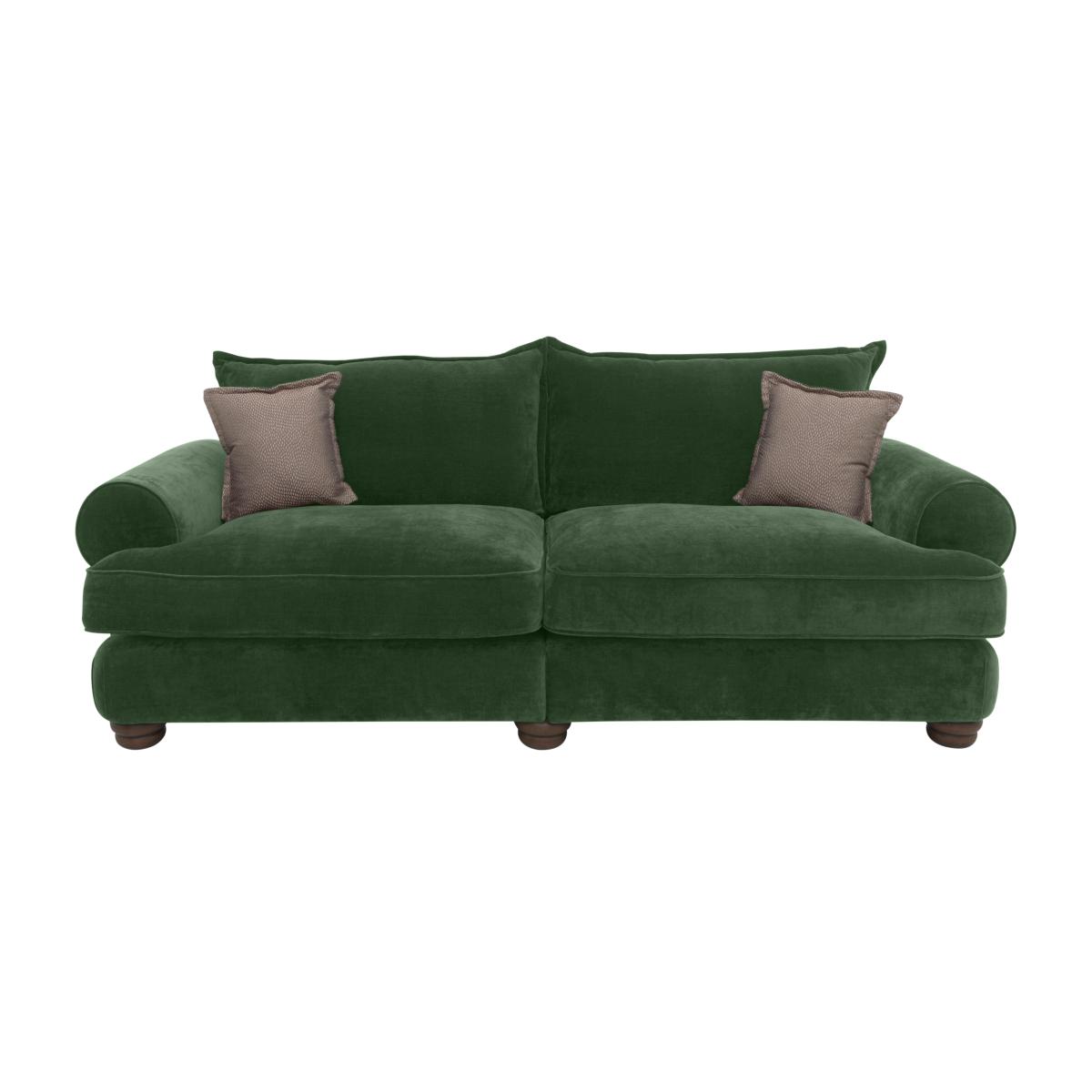 Brianna 4 Seater Split Classic Back Sofa - Green