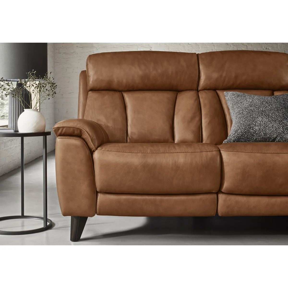 World of Leather - Dreamer 3 Seater Leather Sofa - BV Star White – image 4