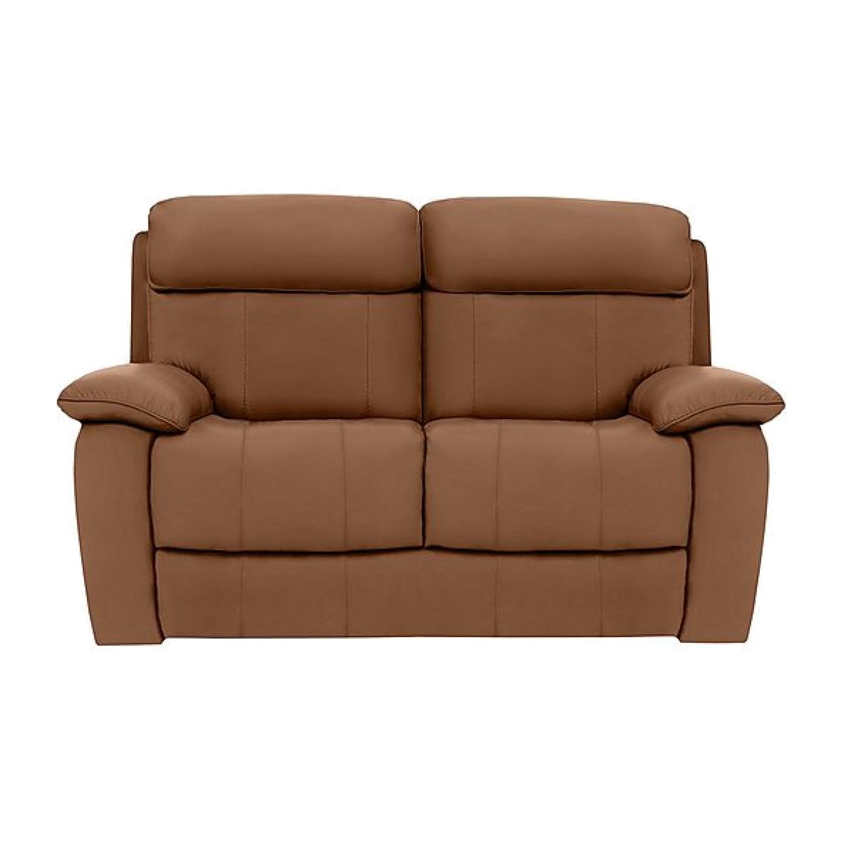 Moreno 2 Seater Leather Sofa - Pecan