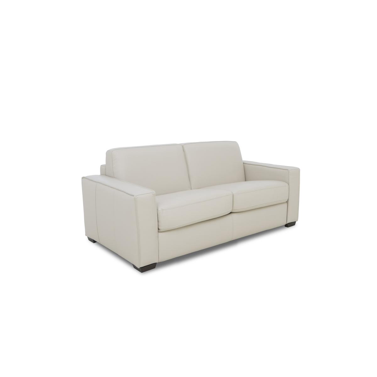 Parma 2 Seater Leather Sofa - Frost – image 4