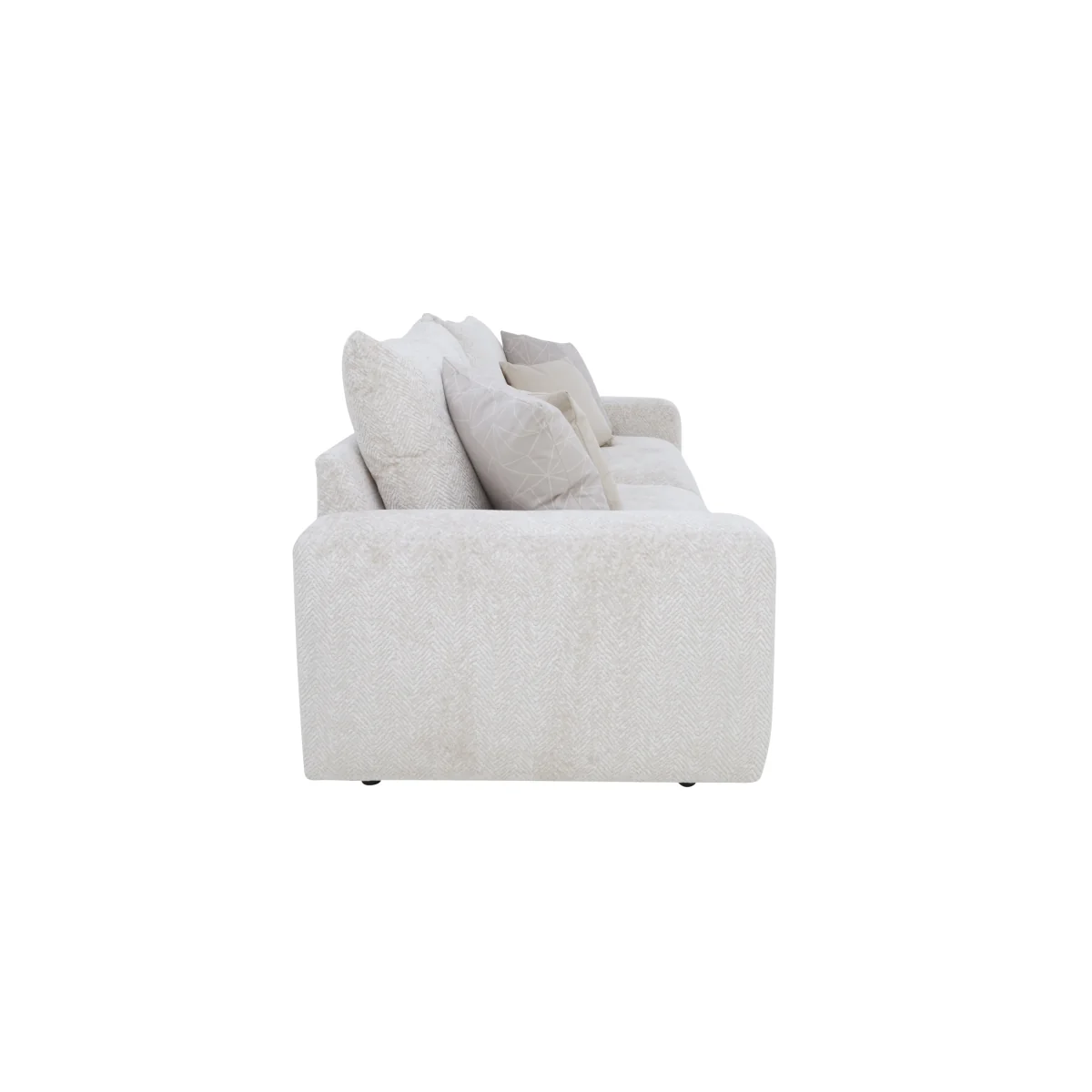 Pandora 4 Seater Split Frame Foam Fill Sofa - Plain Mink - Sofas and Armchairs - In Time for Christmas – image 6
