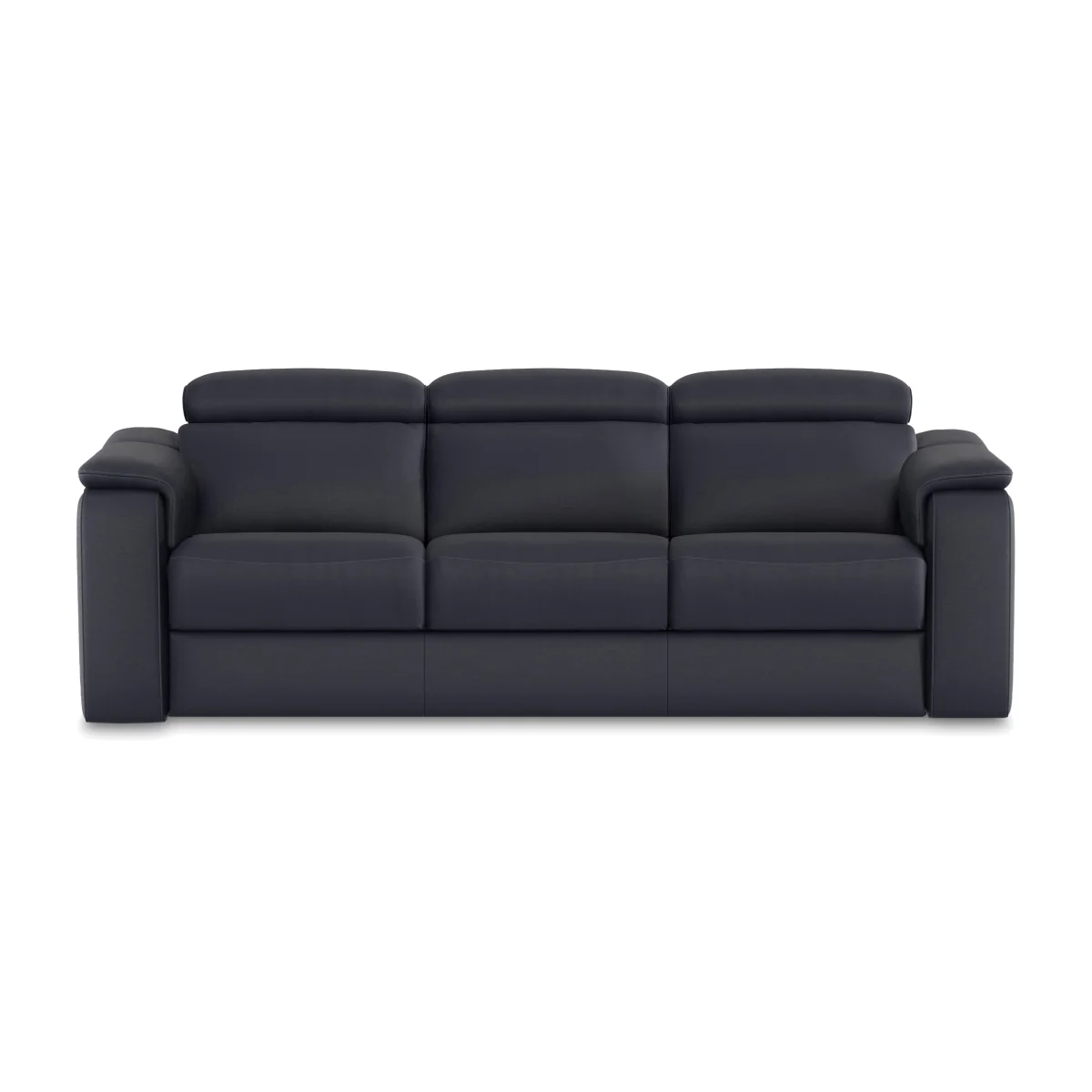 Nicoletti - Canto 3 Seater 3 Cushion TO Leather Sofa - Torello Blu – image 1