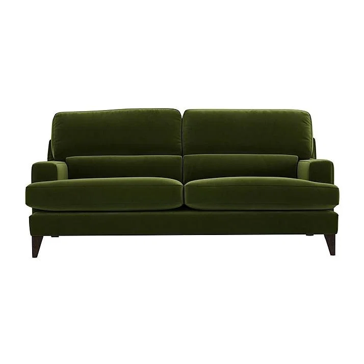 The Lounge Co. - Romilly 3 Seater Fabric Foam Fill Sofa - Woodland Moss