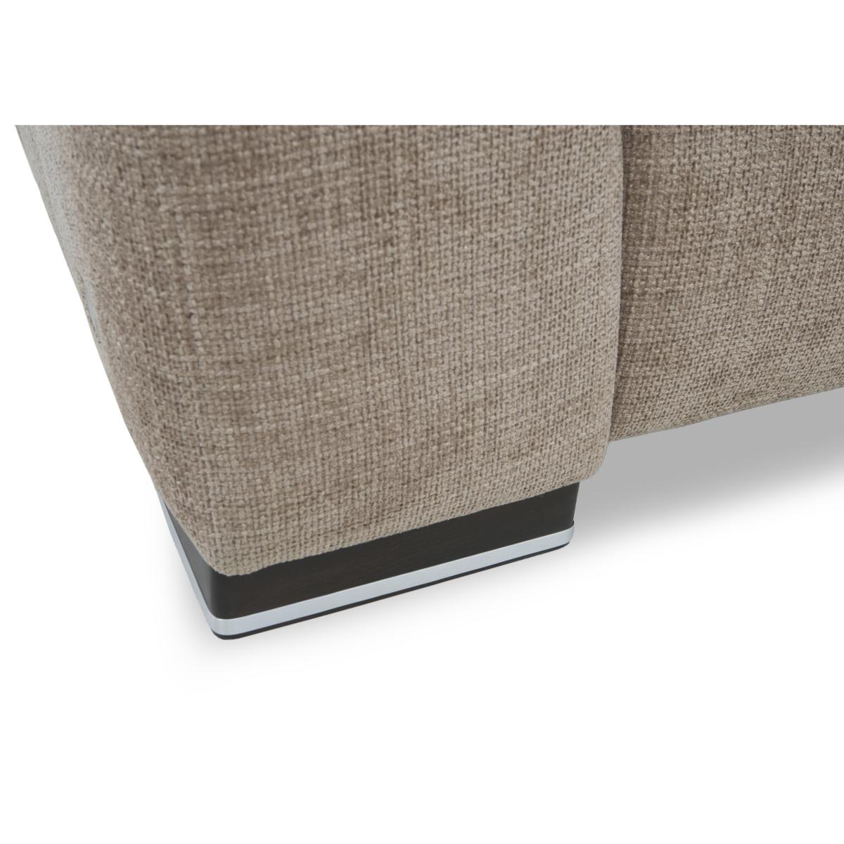 Viali Fabric 3 Seater Sofa with Power Recliner - Velvet Sky – image 2