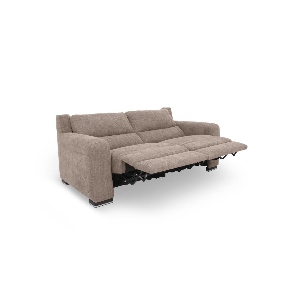 Viali Fabric 3 Seater Sofa with Power Recliner - Velvet Sky – image 5