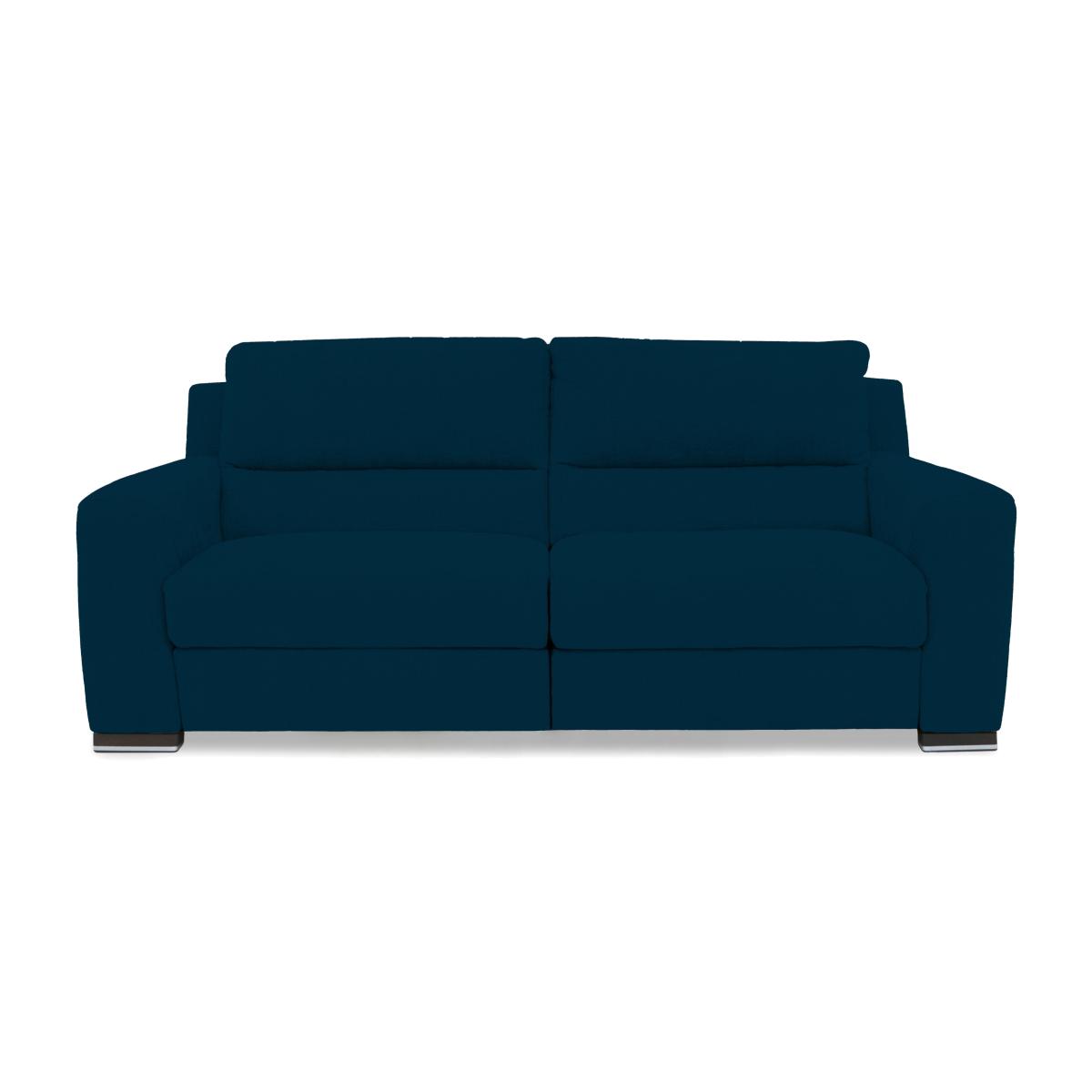 Viali Fabric 3 Seater Sofa with Power Recliner - Velvet Sky – image 1