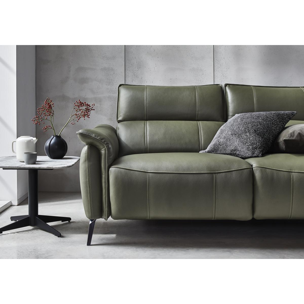 Jude Leather 2 Seater Sofa - Montana Navy – image 2