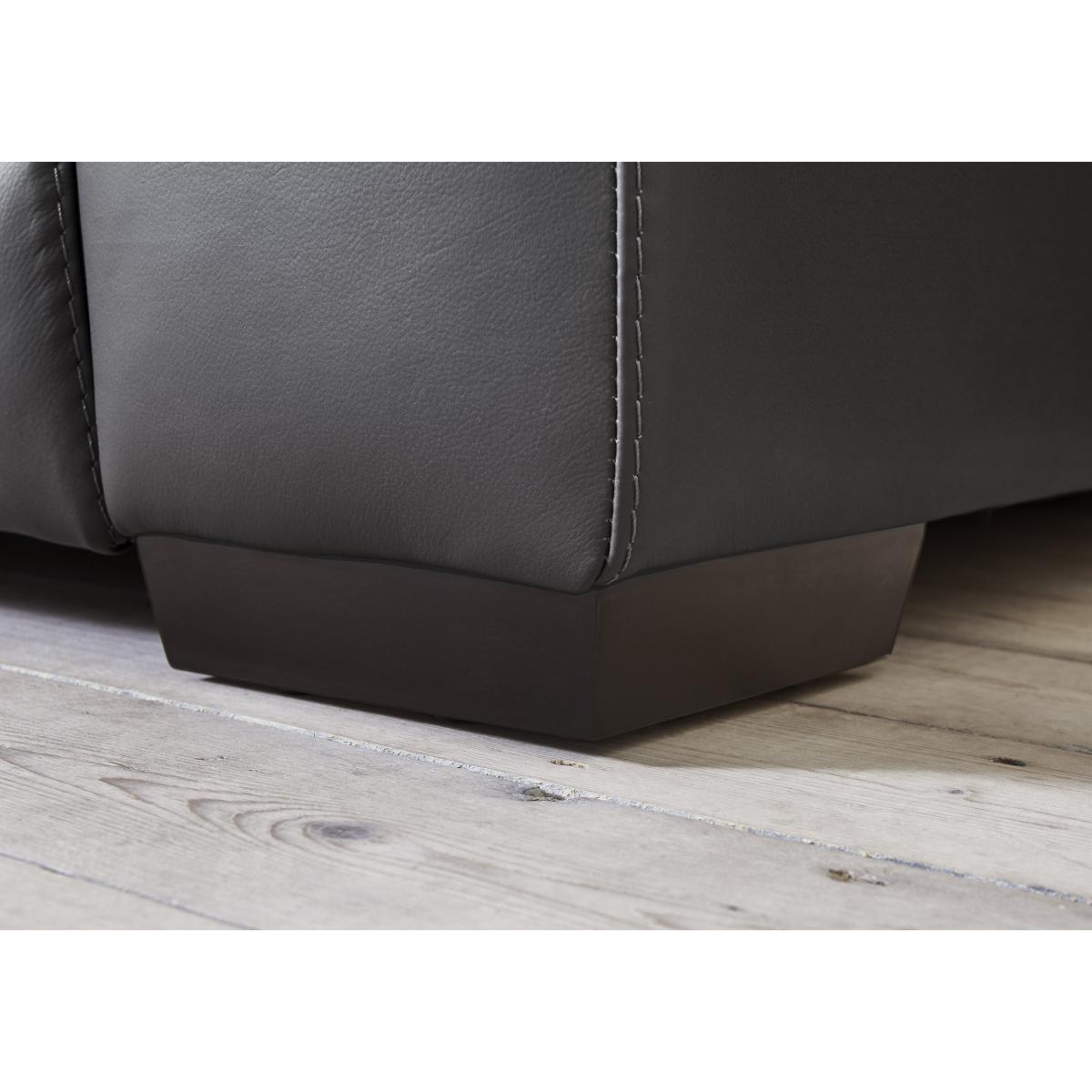 Cozee Leather 2.5 Seater Sofa - Shale Grey – image 5