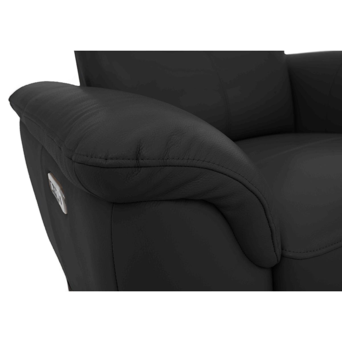 Morgan 3 Seater Leather Sofa with Right Hand Facing Chaise End - Oslo Pine – image 2