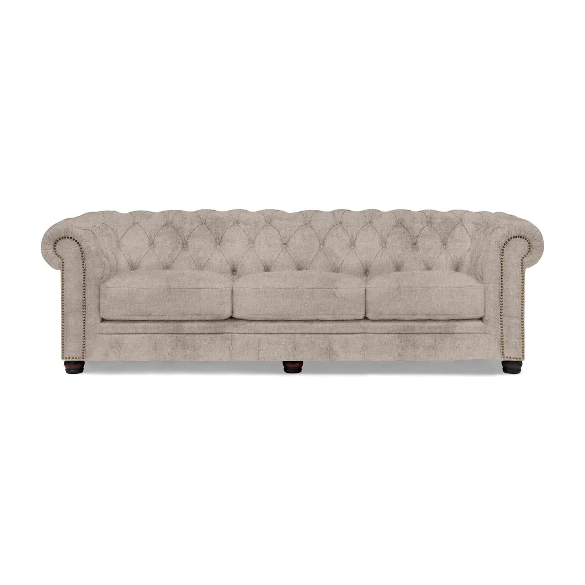 At The Helm - Shackleton 4 Seater Fabric Chesterfield Sofa – image 1