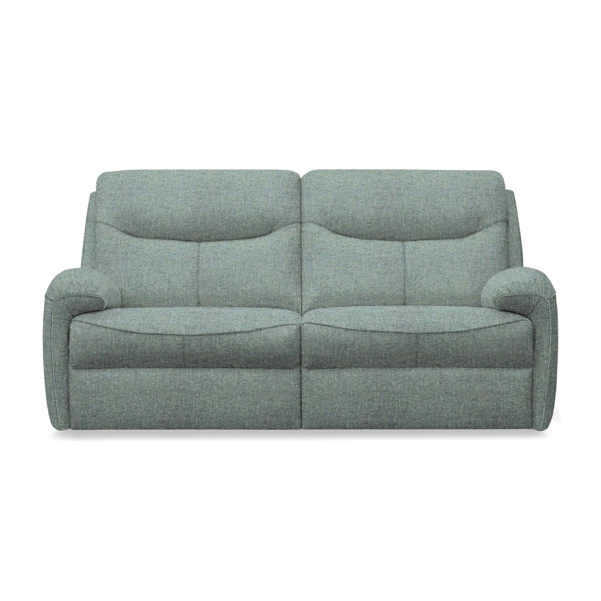 G Plan - Amesbury Fabric 3 Seater Sofa with Power Recliner - Dapple Kingfisher – image 1