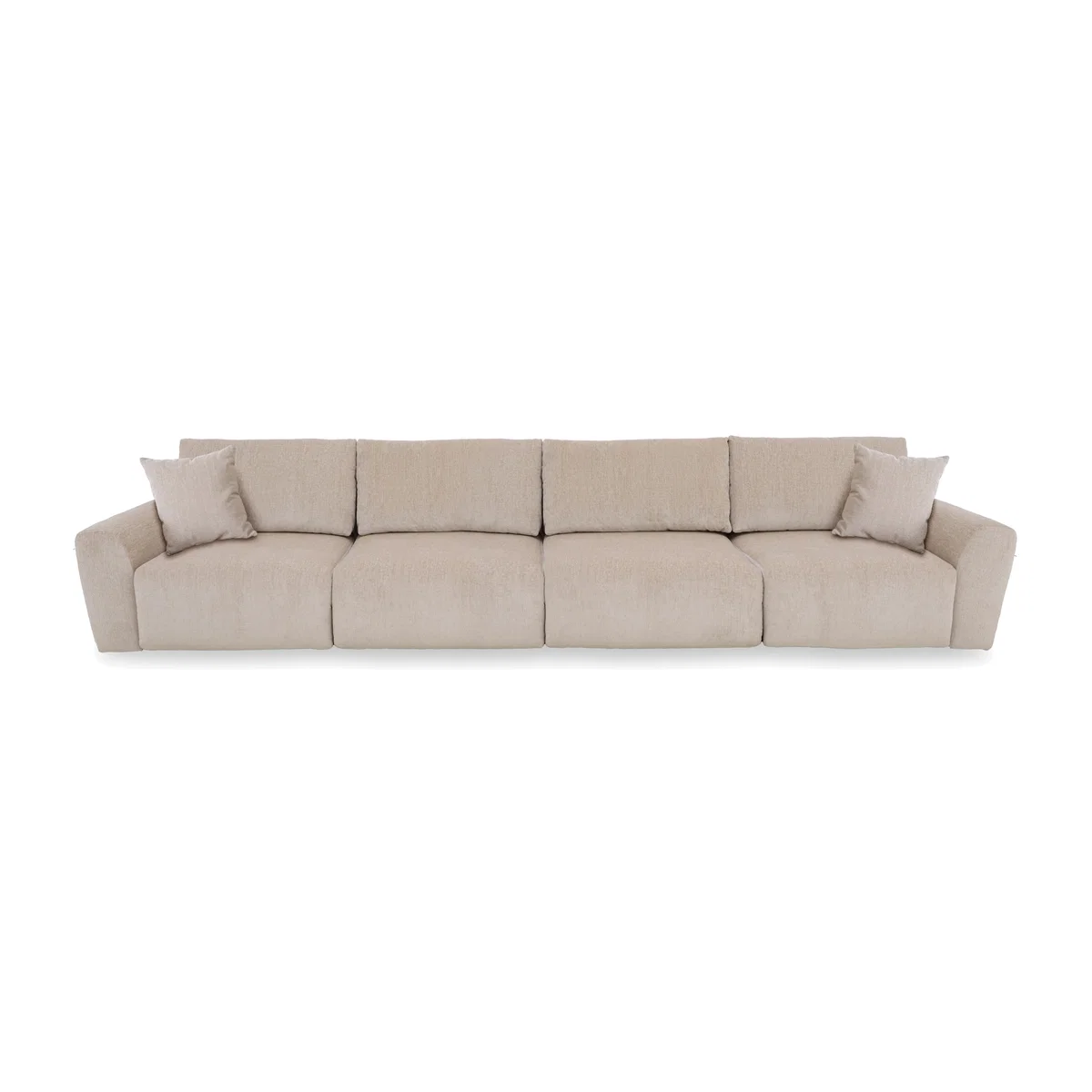 Gemini Fabric 4 Seater Remote Control Power Glider Sofa – image 1