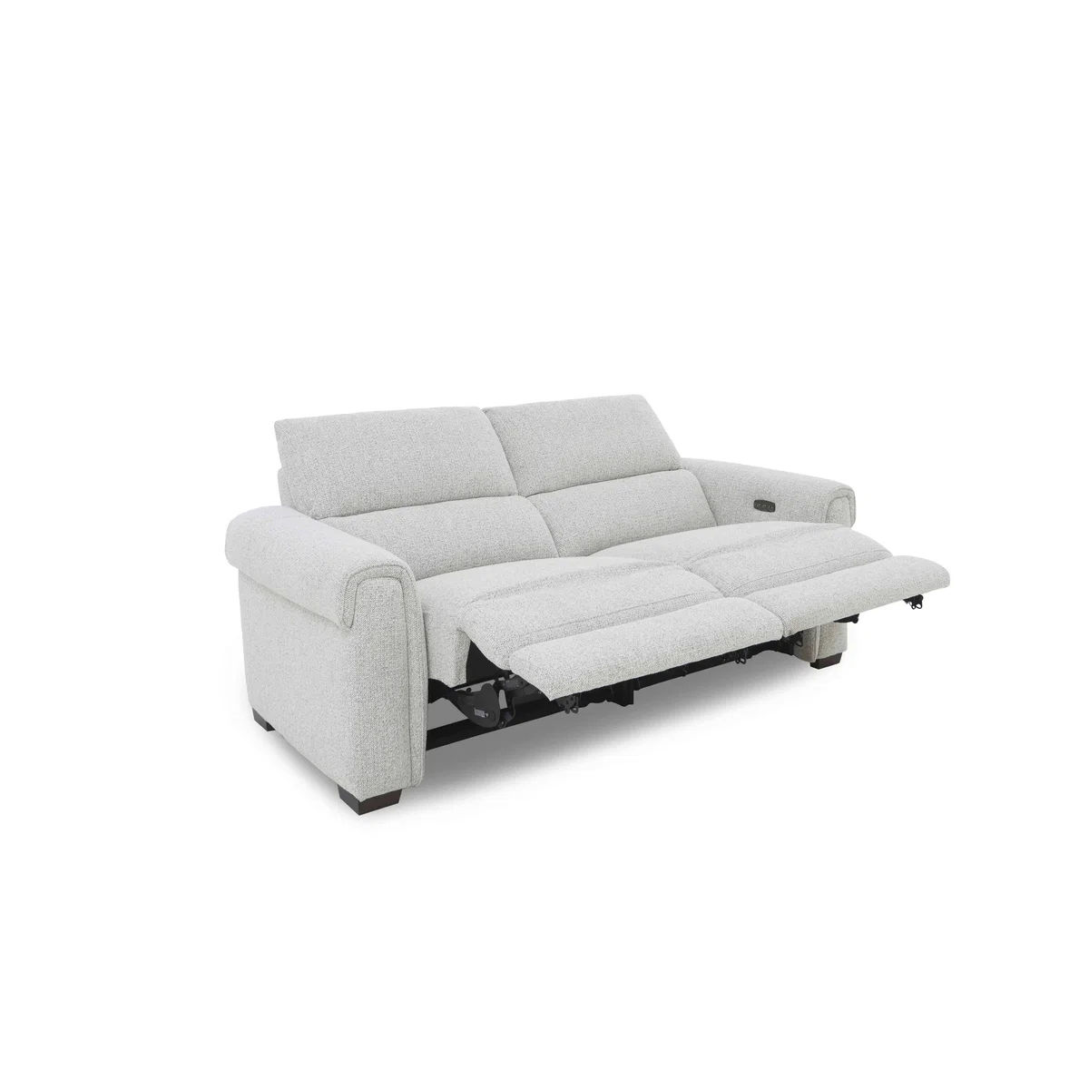 Nixon Fabric 2 Seater Sofa with Power Recliner - Panther Grey – image 6