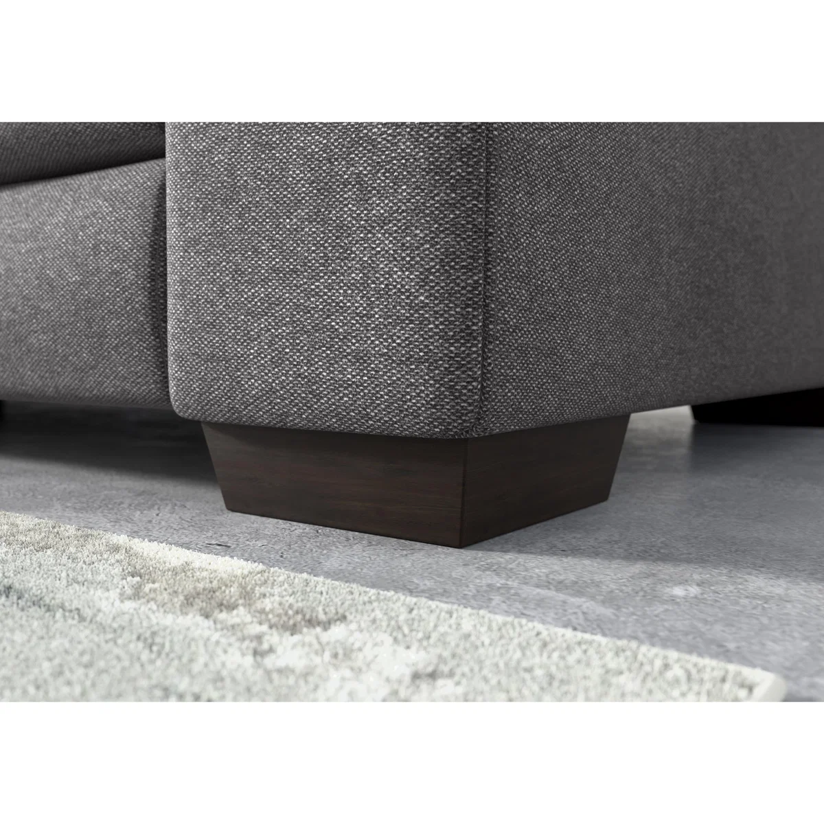 Cozee Fabric 3 Seater Sofa - Iron – image 4