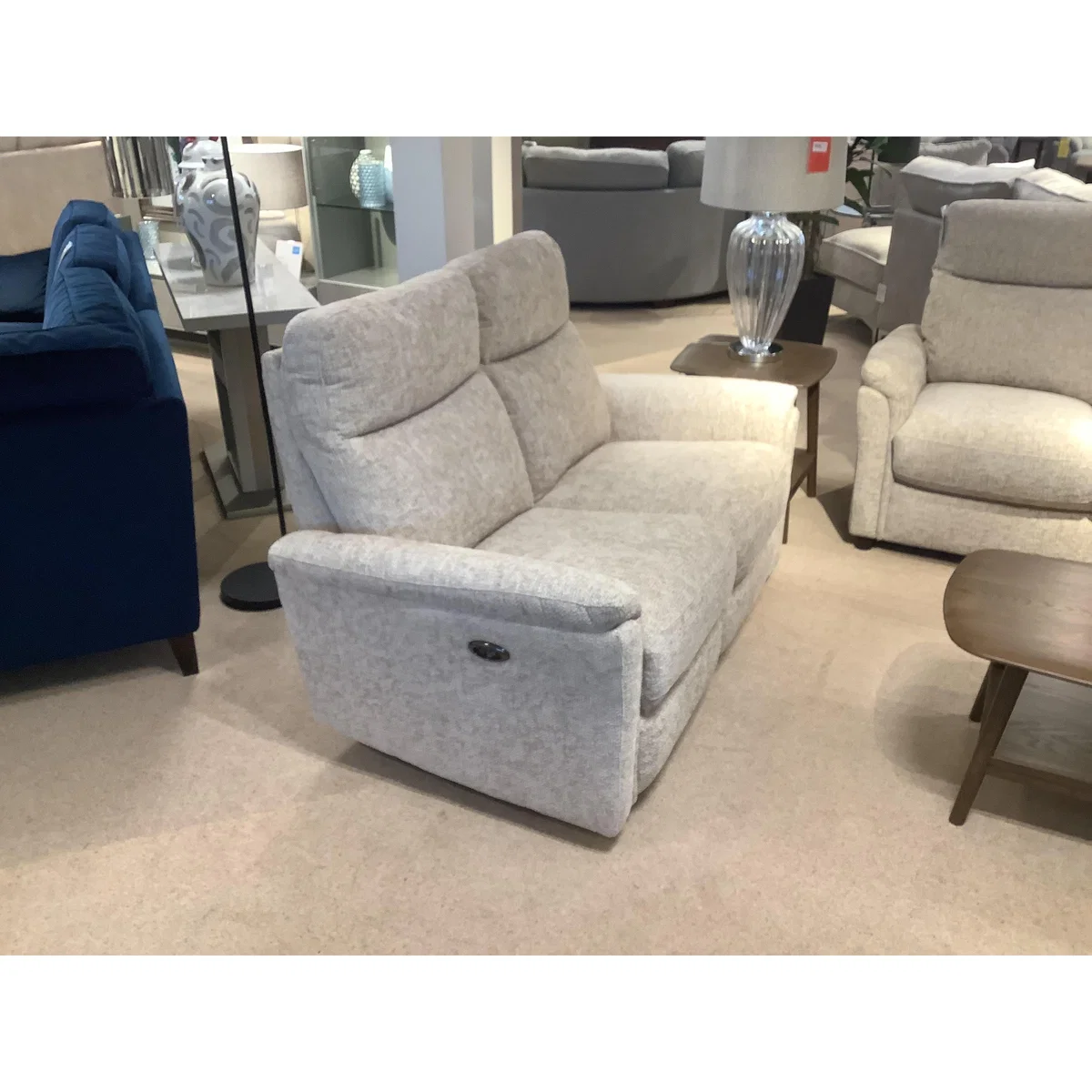 3 seater static sofa and 2 seater power sofa – image 3