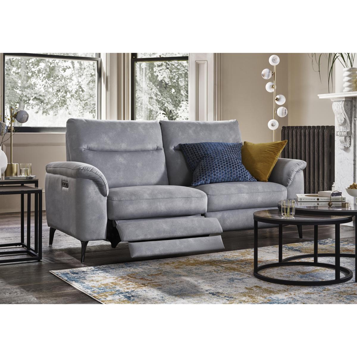 Morgan Fabric 2 Seater Sofa - Dexter Pumpkin – image 2