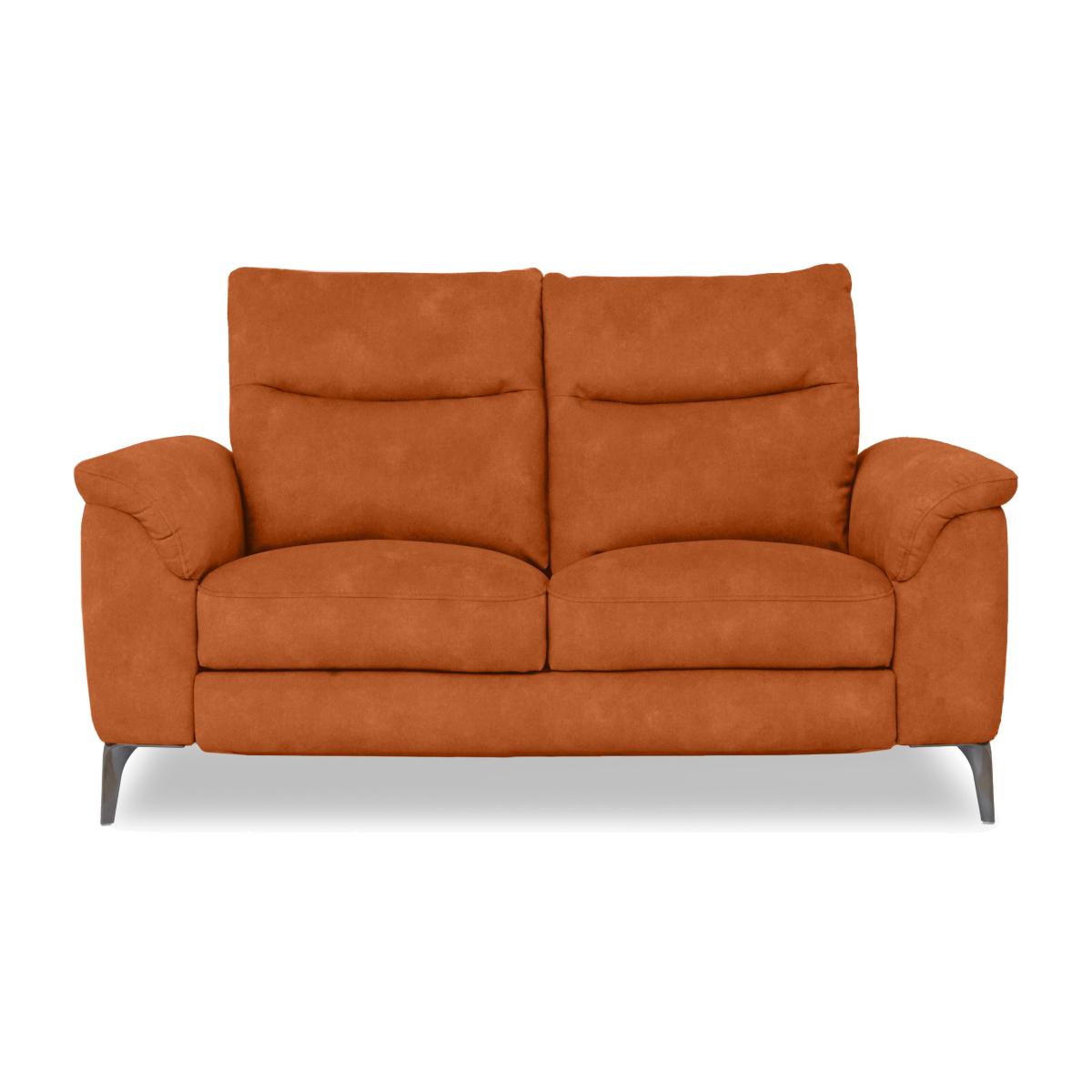Morgan Fabric 2 Seater Sofa - Dexter Pumpkin – image 1