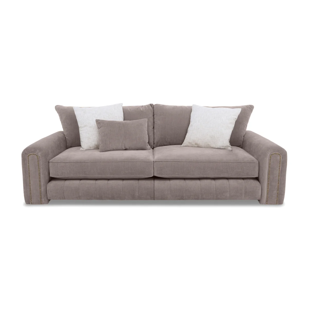 Retreat 4 Seater Fabric Sofa with Split Frame - Aston Latte - Sofas and Armchairs - In Time for Christmas – image 1