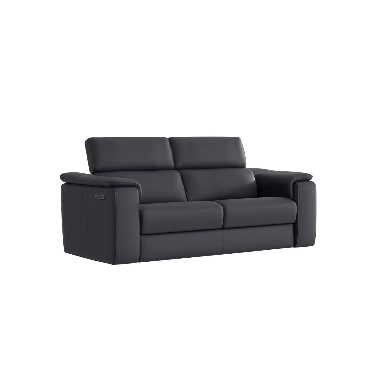 Nicoletti - Canto 3 Seater Leather Power Recliner Sofa with Power Headrests - Botera Crema – image 4