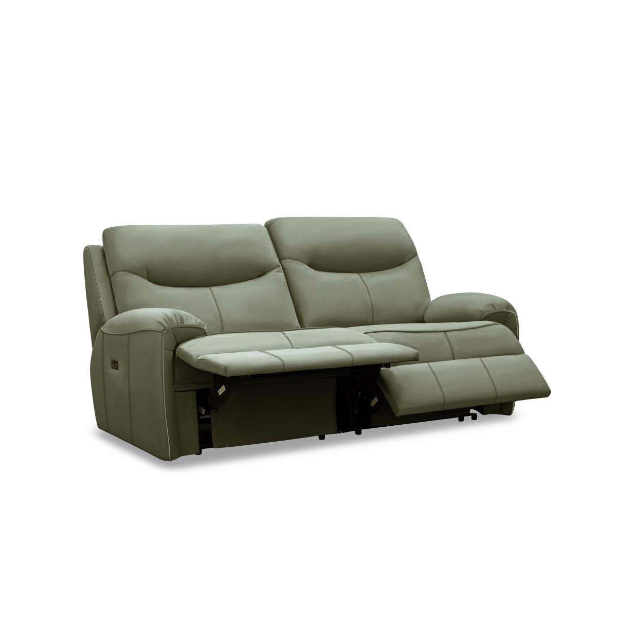 G Plan - Amesbury Leather 3 Seater Sofa - Cambridge Navy – image 2