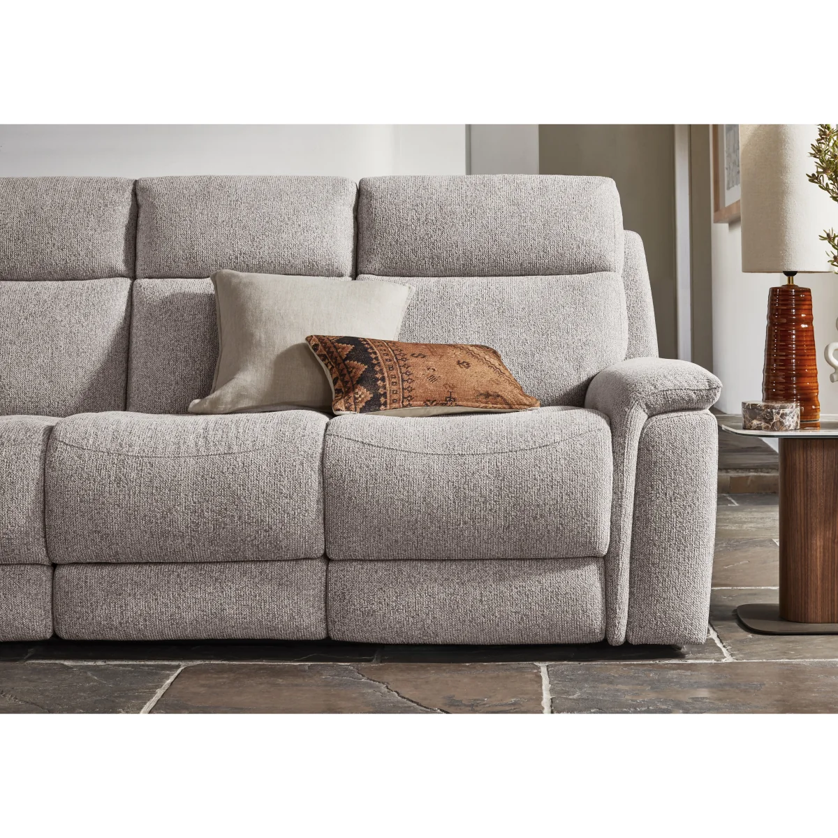 Comfort Story - Chill 3 Seater Power Recliner Sofa with Bluetooth and Drop Down Console - R110 Sand - Sofas and Armchairs - In Time for Christmas – image 9