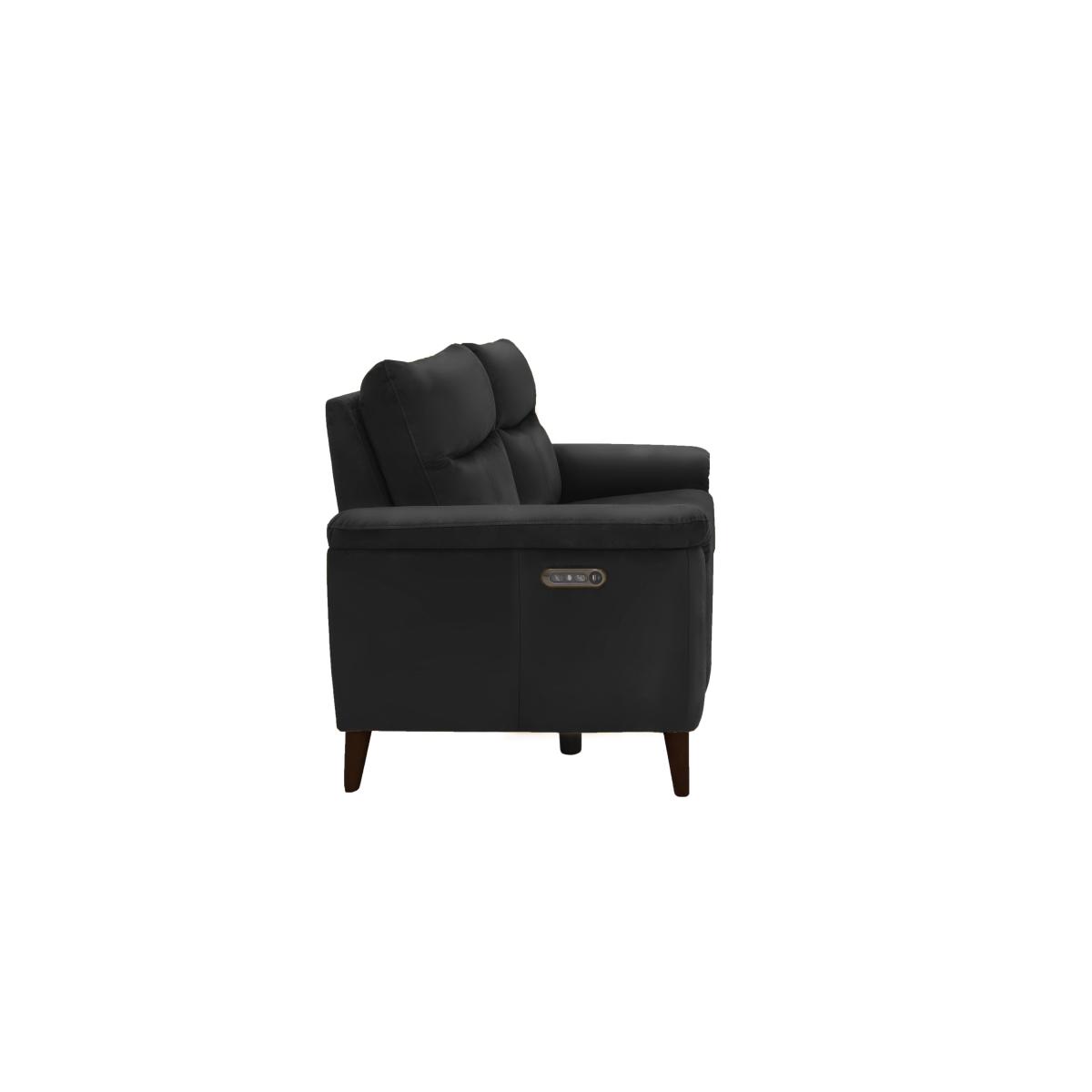 Morgan 3 Seater Leather Sofa - Chocolate – image 5