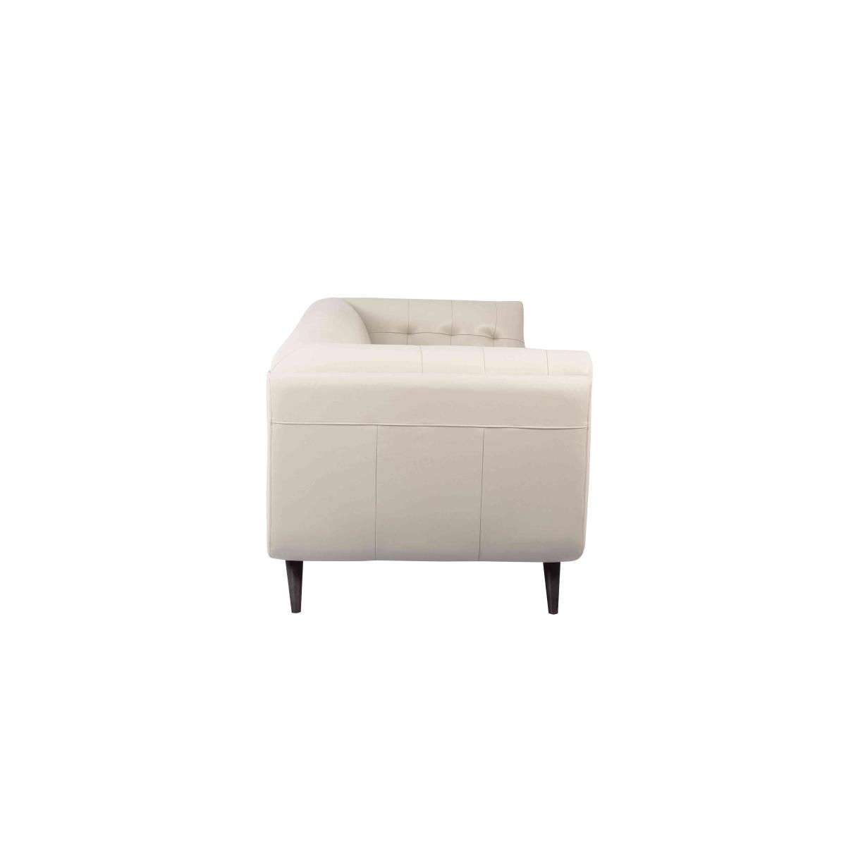 Rene 2 Seater Leather Sofa - Granite – image 7