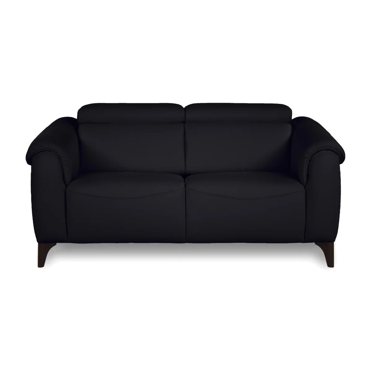 Nicoletti - Nicole 2 Seater Leather Sofa with Power Recliner - Torello Nero - Sofas and Armchairs - In Time for Christmas – image 1
