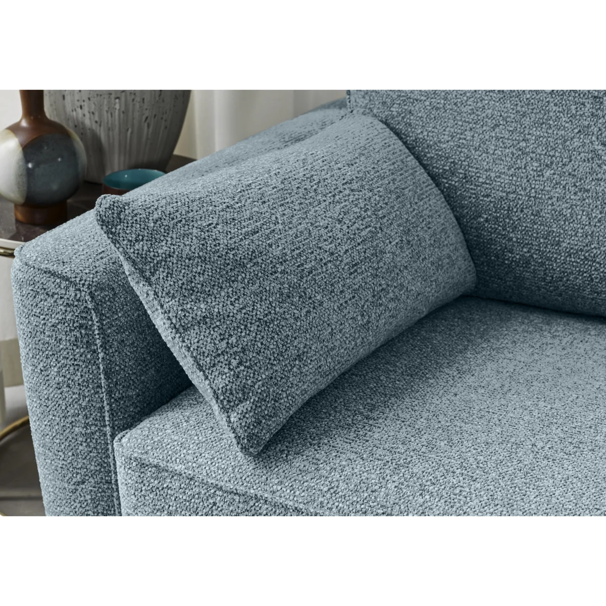 Brondby 3 Seater Fabric Sofa - Dark Denim – image 3